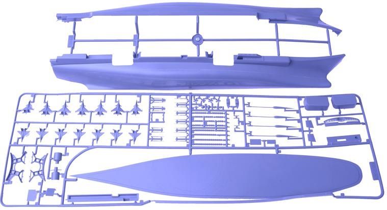 Звезда Сборная модель авианосца "Адмирал Кузнецов"