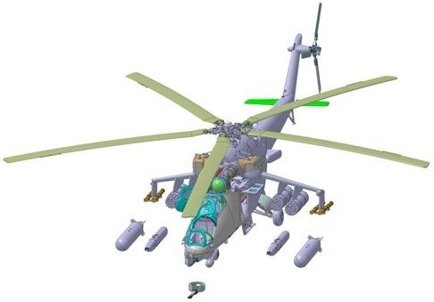 Звезда Сборная модель вертолета "Ми-24В/ВП "Крокодил"