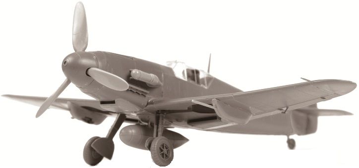 Звезда Сборная модель самолета "Мессер BF-109F4"
