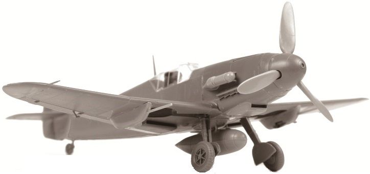 Звезда Сборная модель самолета "Мессер BF-109F4"