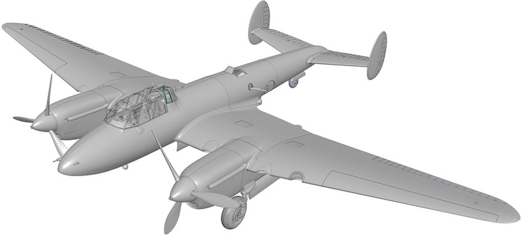 Звезда Сборная модель "Советский пикирующий бомбардировщик "Пе-2"