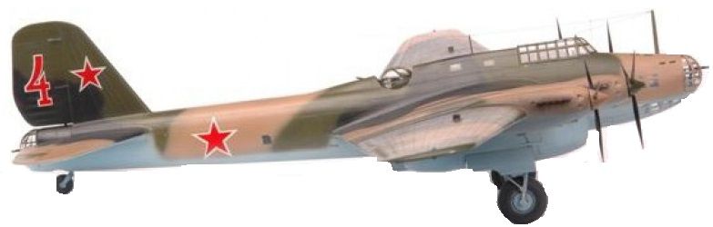 Звезда Сборная модель самолета "Пе-8"