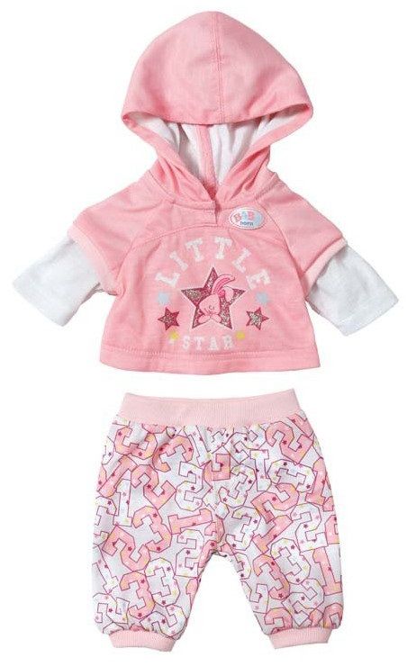 Zapf Creation Комплект одежды для куклы Baby born "Одежда для спорта"