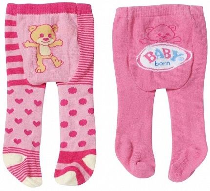Zapf Creation Колготки для куклы Baby Born (2 пары)