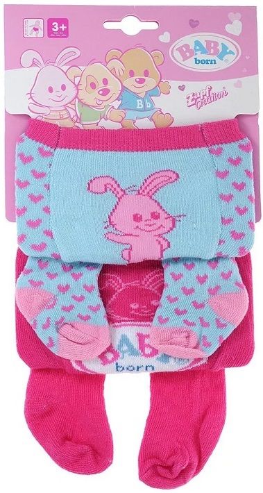 Zapf Creation Колготки для куклы Baby Born (2 пары)