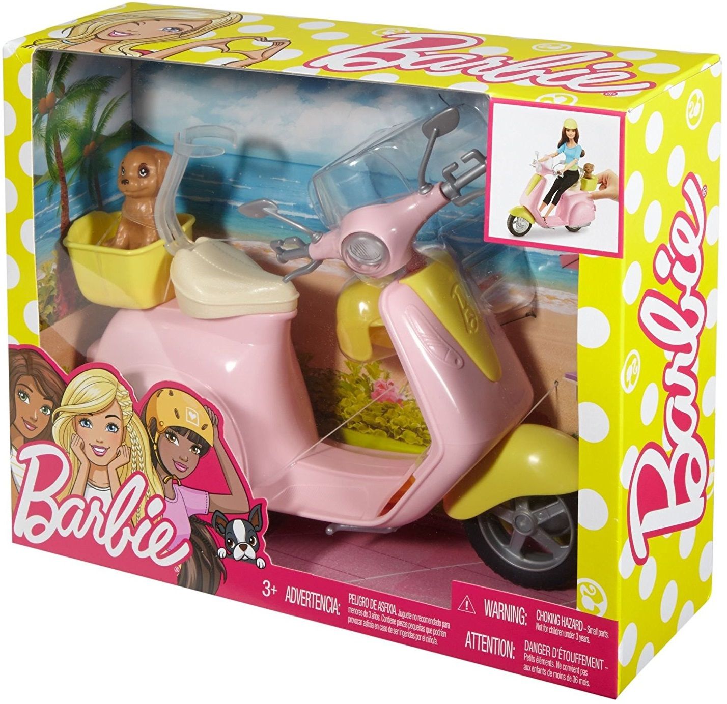 Mattel Мопед для куклы Barbie