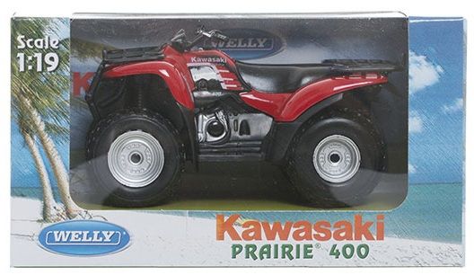 Welly Модель квадроцикла "Kawasaki Prairie 400"