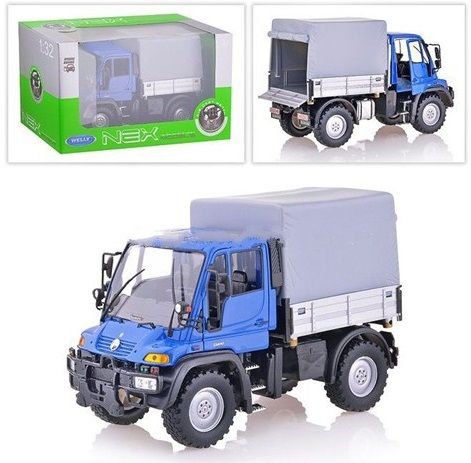 Welly Модель машины "Mercedes-Benz Unimog U400 (с фургоном)"