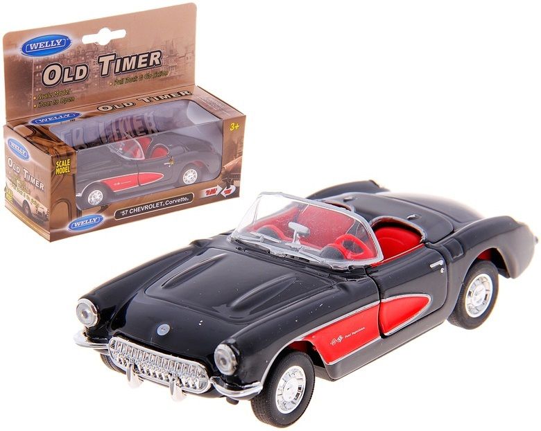 Welly Модель винтажной машины "Chevrolet Corvette 1957"