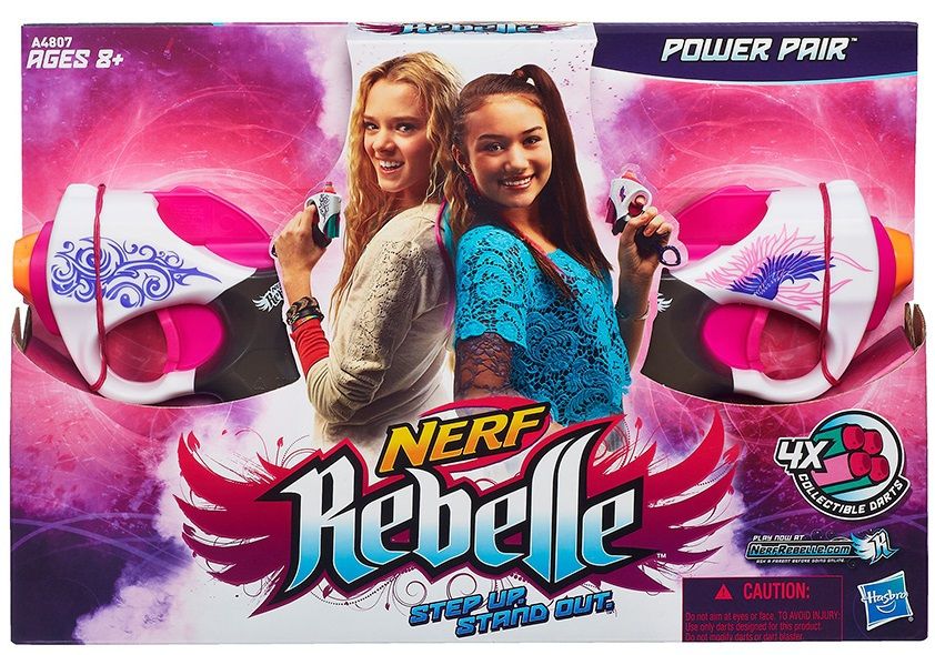 Hasbro Мини бластеры Nerf "N-Rebelle Сладкая парочка", 2 шт.