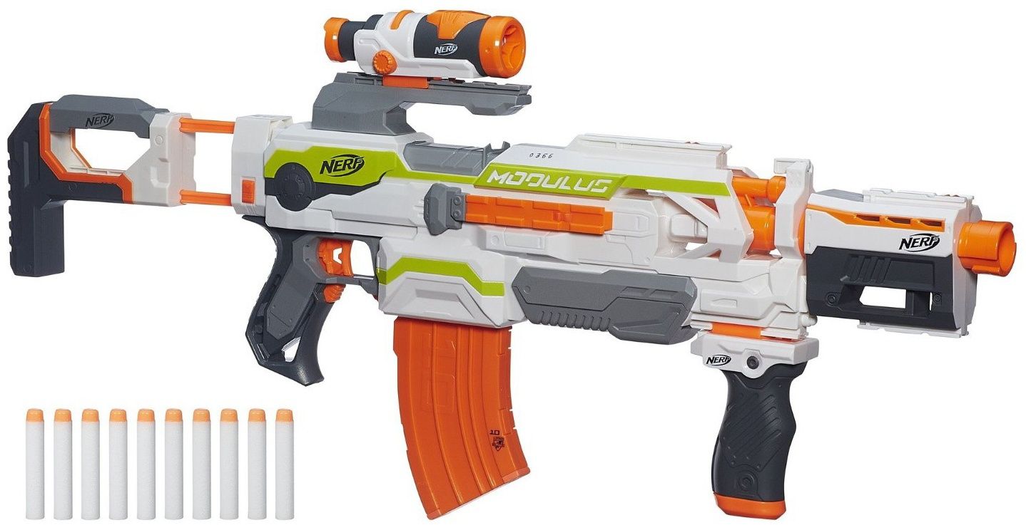 Hasbro Набор Nerf "Бластер Модулус + фигурка Звездных войн с оружием"