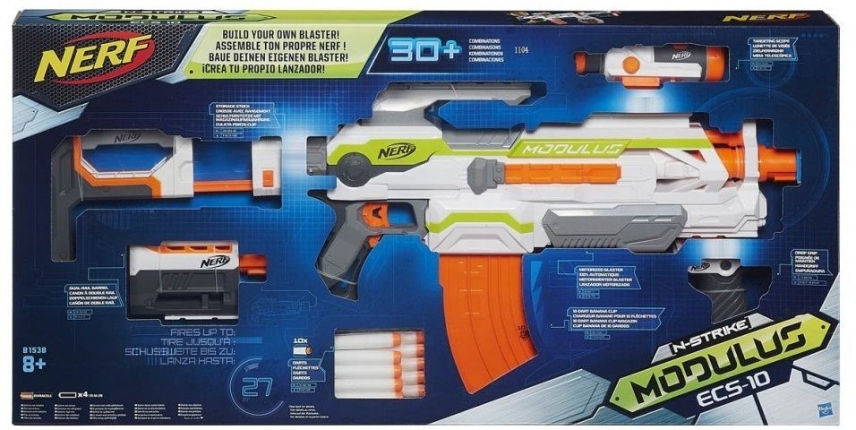 Hasbro Набор Nerf "Бластер Модулус + фигурка Звездных войн с оружием"