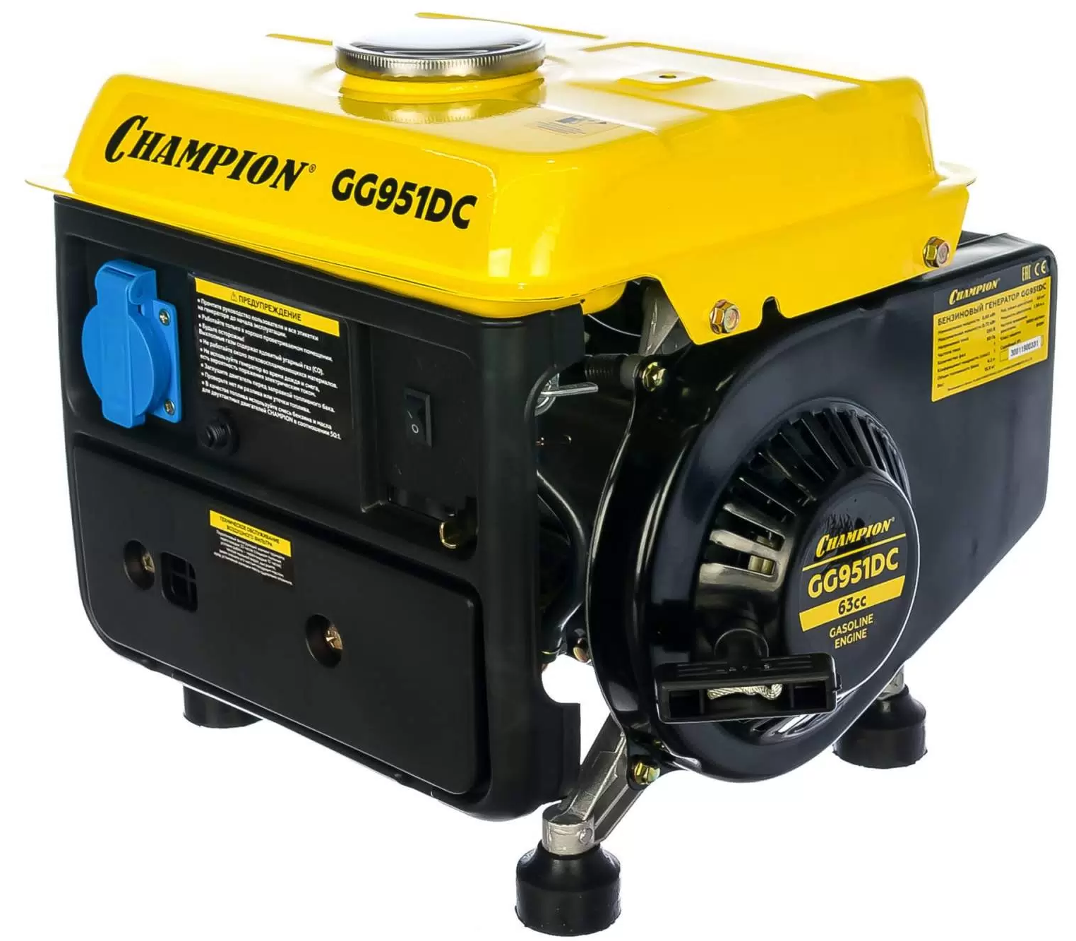 Champion Бензиновый генератор GG951DC