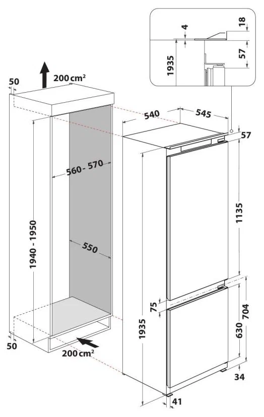 Ariston Встраиваемый B 20 A1 DV E/HA