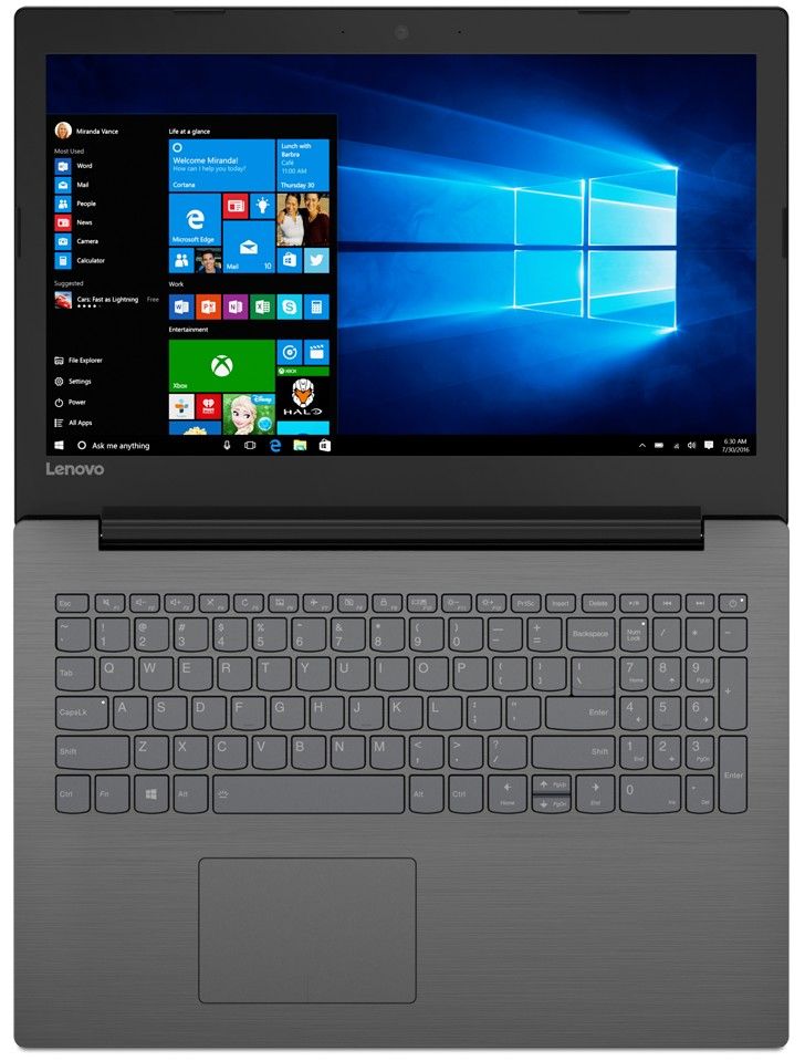 Lenovo IdeaPad 320-15IKBRN (Intel Core i7 8550U 1800 MHz/15.6"/1920x1080/6Gb/1000Gb HDD/DVD нет/NVIDIA GeForce MX150/Wi-Fi/Bluetooth/Windows 10 Home) 81BG007XRK
