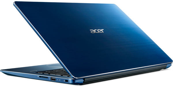Acer Swift 3 SF314-54-39E1 (Intel Core i3 8130U 2200 MHz/14"/1920x1080/8GB/128GB SSD/DVD нет/Intel UHD Graphics 620/Wi-Fi/Bluetooth/Windows 10 Home) NX.GYGER.009