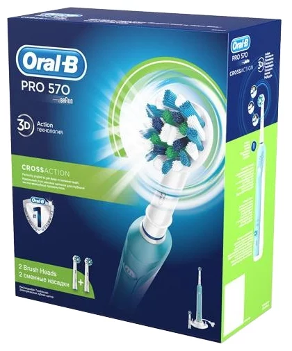 Oral-B Электрическая зубная щетка Pro 570 CrossAction