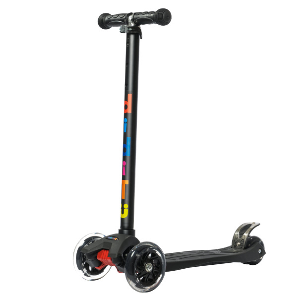 BiBiTu Самокат Cavy со светящимися колесами и регулировкой руля