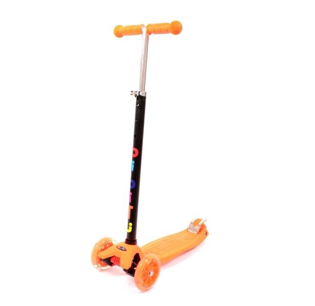 BiBiTu Самокат Cavy со светящимися колесами и регулировкой руля