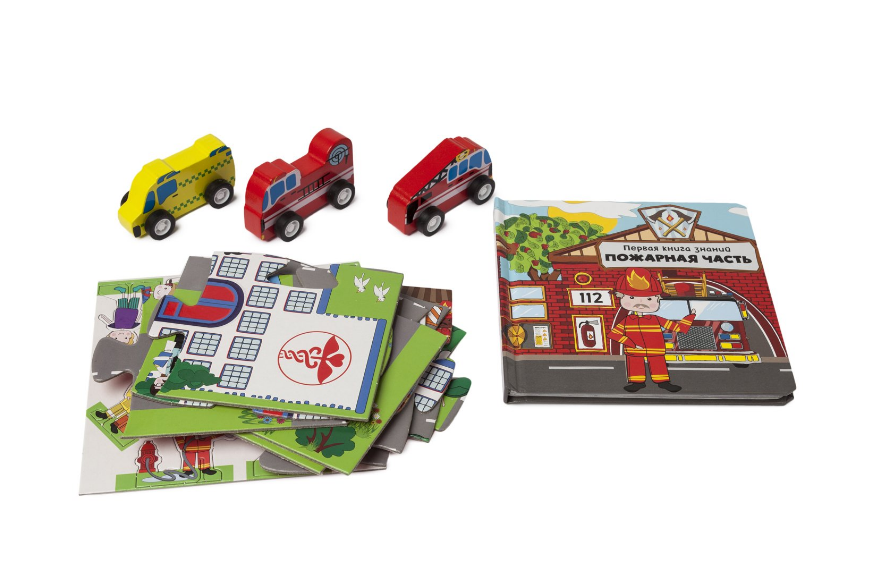 Махаон Первая книга знаний "Пожарная часть"