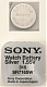 Sony Батарейки SR716SWN-PB, 1 шт.