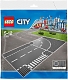 Lego  Конструктор City "Т-образная развязка" 2 детали