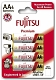 Fujitsu Батарея щелочная Premium АА, 4 шт.
