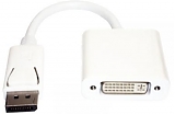 Gembird Переходник DisplayPort - DVI 20M/19F A-DPM-DVIF-002-W белый