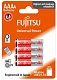 Fujitsu Батарея щелочная Universal Power  ААА, 4 шт.