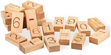 Дворики Деревянные кубики "Арифметика", в пакете