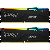 Kingston Fury Beast RGB EXPO 32Gb PC44800 5600MHz DDR5 KIT2 KF556C36BBEAK2-32