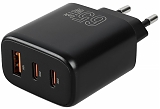 TFN Сетевое зарядное устройство GAN PD 2Type-C + USB, 65W