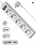 Defender ES3 3 м, 5 розеток