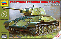 Звезда Сборная модель танка "Т-34/76"