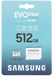 Samsung EVO Plus microSDXC 512GB A2, UHS Class 3, Video Class 30, 160 MB/s