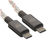 BY Кабель PD Type-C - Type-C, RGB, 3А, 65W, 1.5 м