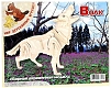 Мир деревянной игрушки Сборная модель "Волк"