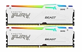 Kingston Fury Beast RGB White DDR5 64Gb KIT2 5200MHz DIMM KF552C40BWAK2-64