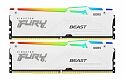 Kingston Fury Beast RGB White DDR5 64Gb KIT2 5200MHz DIMM KF552C40BWAK2-64