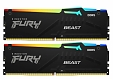 Kingston Fury Beast Black RGB EXPO DDR5 32Gb (2x16Gb) 6000MHz CL30 DIMM KF560C30BBEAK2-32