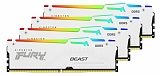 Kingston Fury Beast White RGB DDR5 64Gb (4x16Gb) 6000MHz DIMM KF560C40BWAK4-64