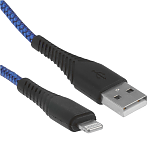 BoraSCO Кабель USB - Lightning, 3А, 1 м