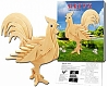 Мир деревянной игрушки Сборная модель "Петух"