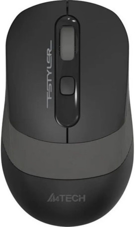 A4Tech Fstyler FM10S, проводная, 1600dpi, черный/серый