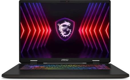 Ноутбук MSI Sword 17 HX B13VEKG-200XRU Core i7 13700HX 16Gb SSD512Gb NVIDIA GeForce RTX4050 6Gb 17" IPS FHD+ (1920x1200) FreeDOS grey space WiFi BT Cam (9S7-17T214-200)