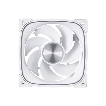 Вентилятор 1STPLAYER FN7R White / 120mm ARGB 3pin 5V PWM 4pin 12V 600-1800rpm 38.39cfm 31.28dBA / FN7R-WH / BULK