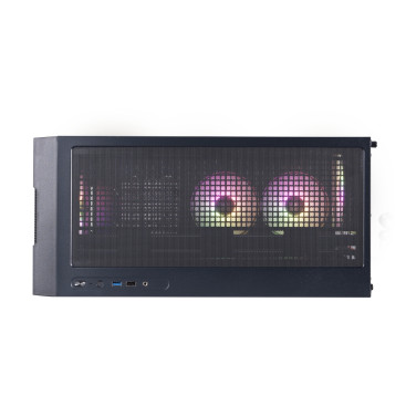 1STPLAYER AU7 ARGB, ATX, 3x120mm ARGB, Black, AU7-BK-2FA7-14-2FA7R-1FA7