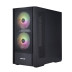 1STPLAYER AU7 ARGB, ATX, 3x120mm ARGB, Black, AU7-BK-2FA7-14-2FA7R-1FA7