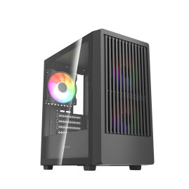 Powercase Mistral SM07 ARGB, mATX, 3x120mm ARGB, Black, CMMSM07B-A3