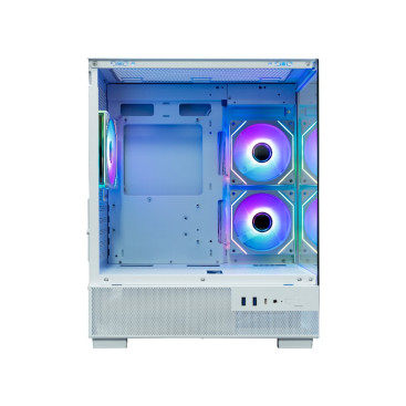 XASTRA Q400M 3ARGB-C6-UC, mATX, Aquarium, 3x120mm ARGB, White, Q400M-3FM12A-C6-UC-WH